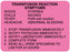 Medical Labels - Blood Bank Communication Label, 2-3/8" x 1-3/4"