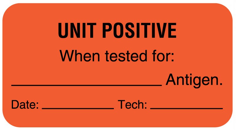 Medical Labels - Antigen Testing Label, 1-5/8" x 7/8"