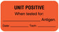 Medical Labels - Antigen Testing Label, 1-5/8" x 7/8"