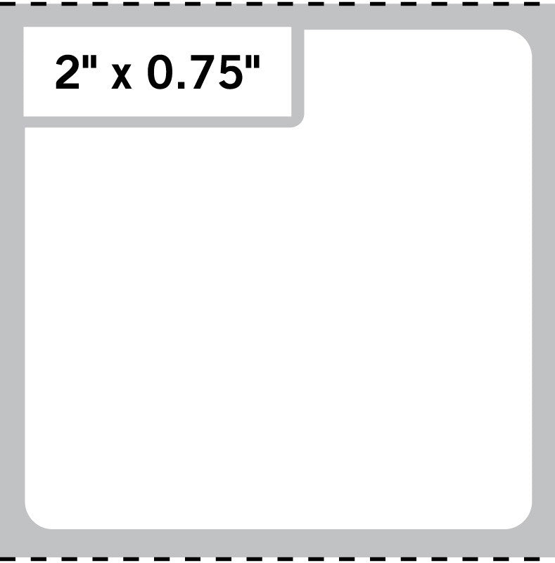 Medical Labels - Direct Thermal Printer Label, 3" Core, 4" x 4"
