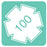 Medical Labels - Weight Capacity "100", 1-1/2" x 1-1/2"