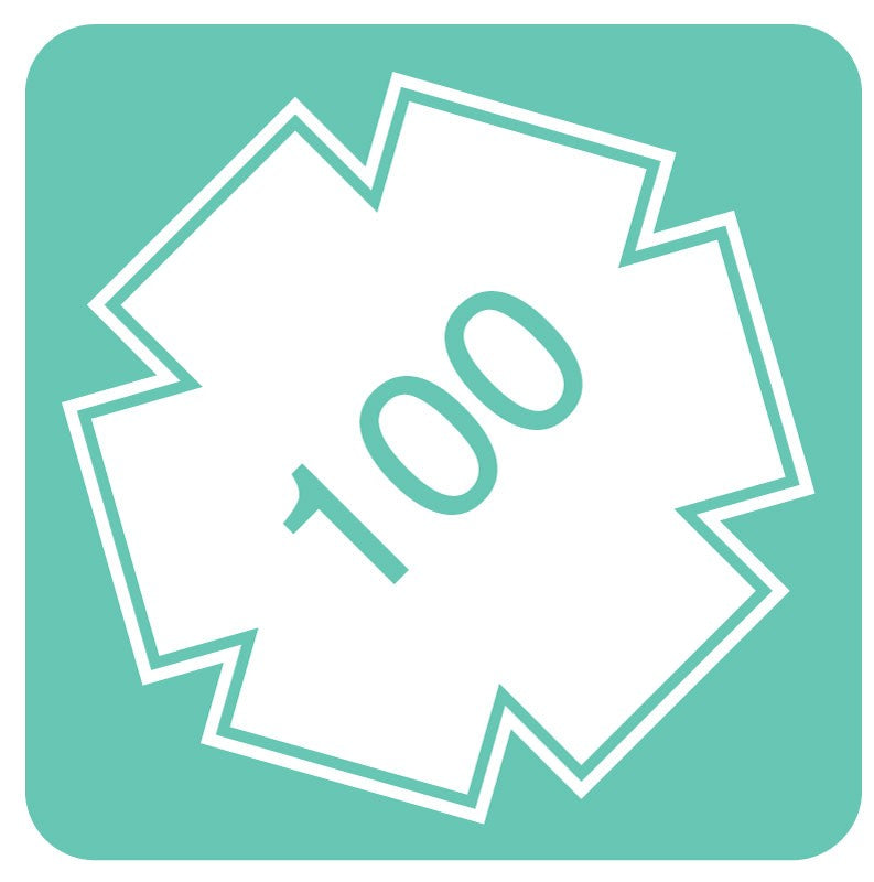 Medical Labels - Weight Capacity "100", 1-1/2" x 1-1/2"