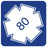 Medical Labels - Weight Capacity "80", 1-1/2" x 1-1/2"