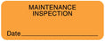 Medical Labels - Equipment Inspection Label, 2-1/4" x 7/8"