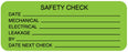 Medical Labels - Electrical Equipment Safety Label, 2-1/4" x 7/8"