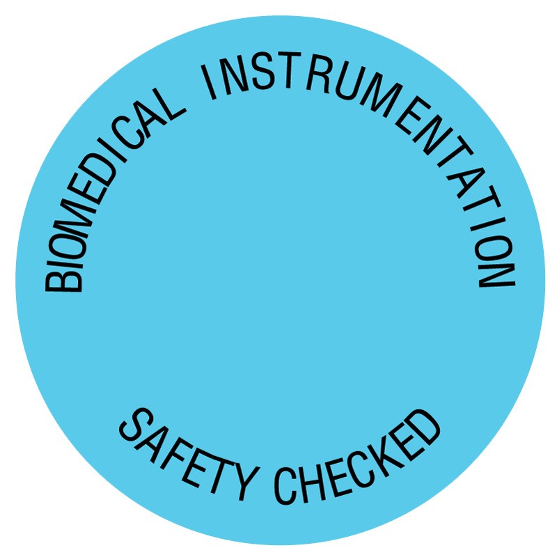 Medical Labels - Electrical Equipment Safety Label, 3/4" dia