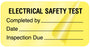 Medical Labels - Electrical Equipment Safety Label, 2" x 1"