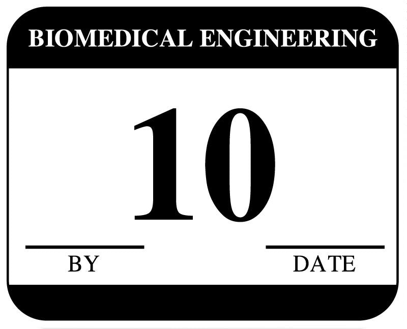 Medical Labels - Biomedical Engineering Inspection Label, 1-1/4" x 1"