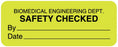 Medical Labels - Electrical Equipment Safety Label, 2-1/4" x 7/8"