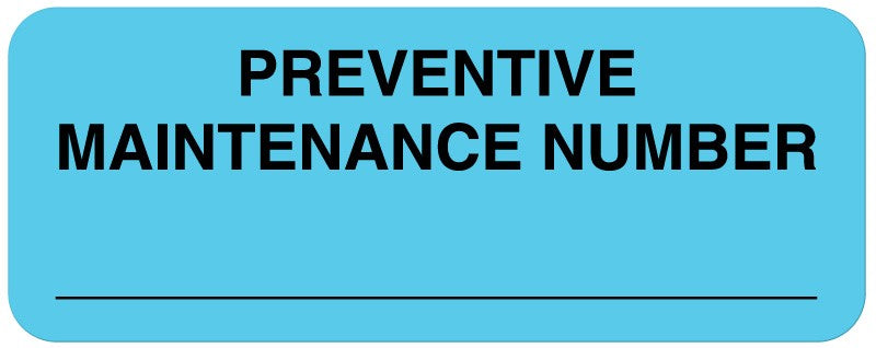 Medical Labels - Equipment Repair and Maintenance Label, 2-1/4" x 7/8"