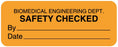 Medical Labels - Electrical Equipment Safety Label, 2-1/4" x 7/8"