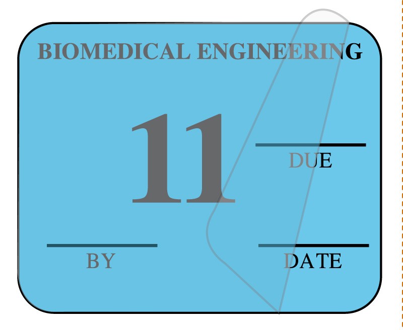 Medical Labels - Biomedical Engineering Inspection Label, 1-1/4" x 1"
