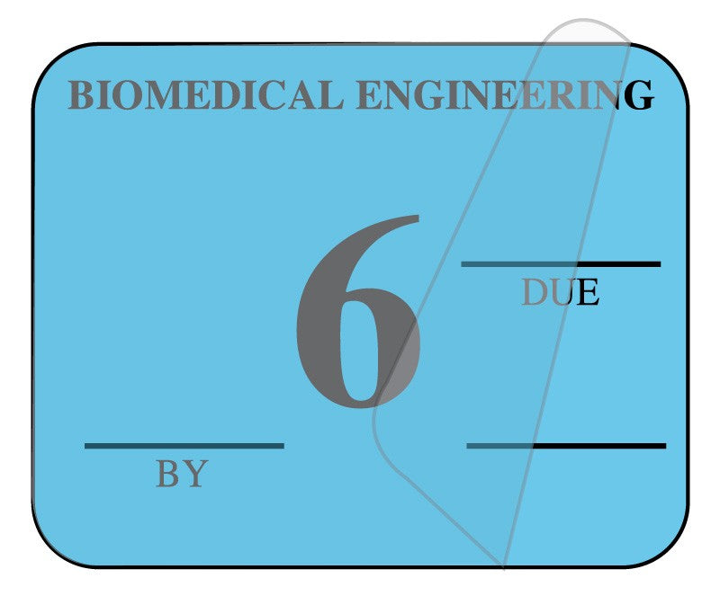 Medical Labels - Biomedical Engineering Inspection Label, 1-1/4" x 1"