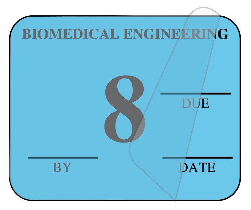 Medical Labels - Biomedical Engineering Inspection Label, 1-1/4" x 1"