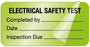 Medical Labels - Electrical Equipment Safety Label, 2" x 1"
