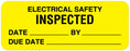 Medical Labels - Electrical Equipment Safety Label, 2-1/4" x 7/8"