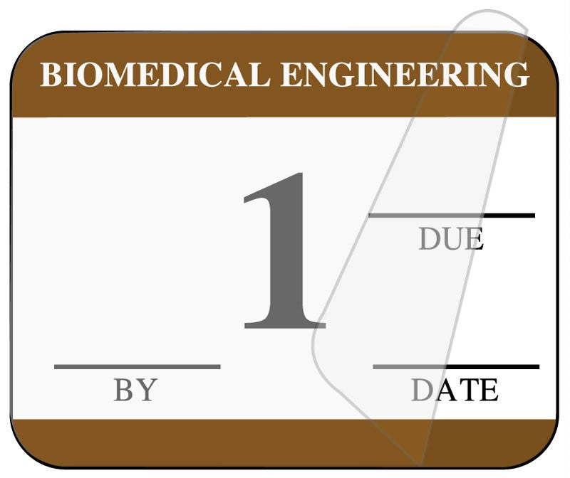 Medical Labels - Biomedical Engineering Inspection Label, 1-1/4" x 1"