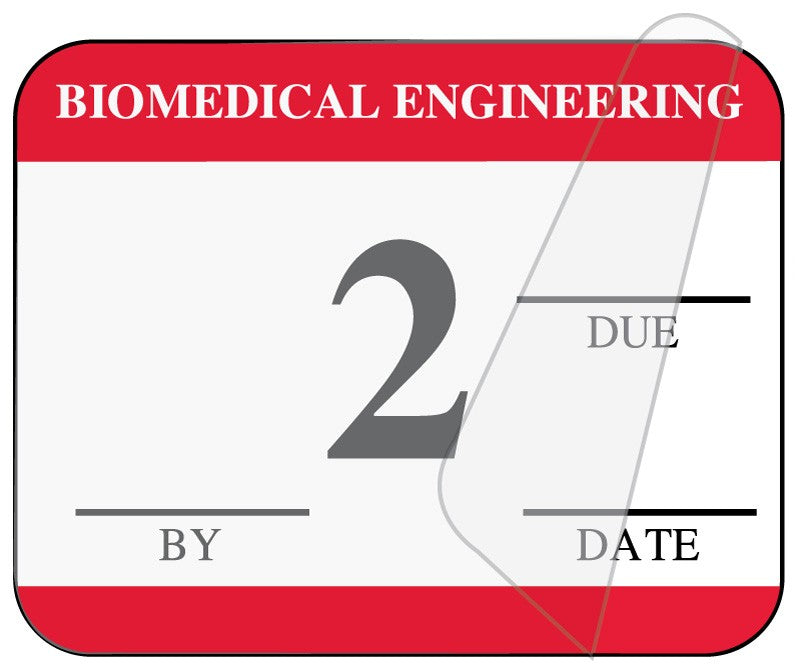 Medical Labels - Biomedical Engineering Inspection Label, 1-1/4" x 1"