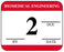 Medical Labels - Biomedical Engineering Inspection Label, 1-1/4" x 1"