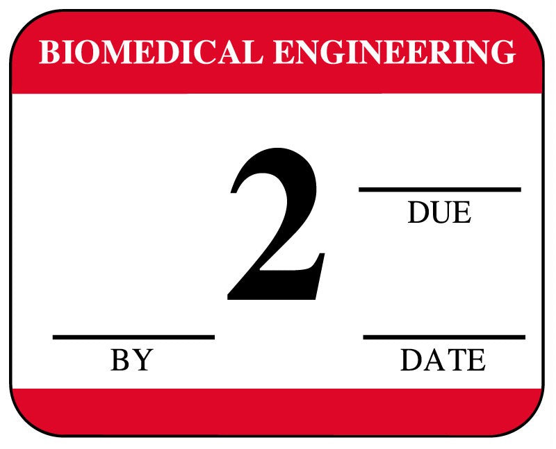 Medical Labels - Biomedical Engineering Inspection Label, 1-1/4" x 1"