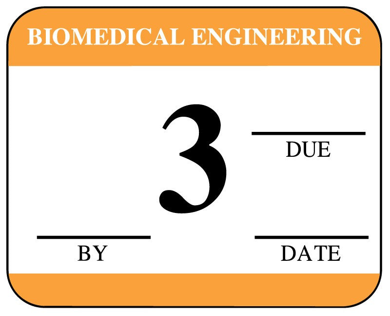 Medical Labels - Biomedical Engineering Inspection Label, 1-1/4" x 1"
