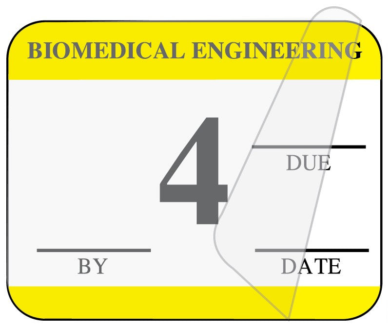 Medical Labels - Biomedical Engineering Inspection Label, 1-1/4" x 1"