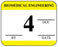 Medical Labels - Biomedical Engineering Inspection Label, 1-1/4" x 1"
