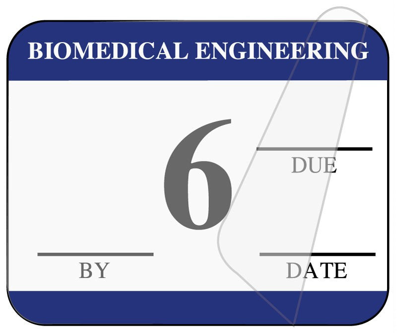 Medical Labels - Biomedical Engineering Inspection Label, 1-1/4" x 1"