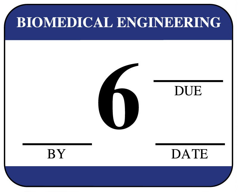 Medical Labels - Biomedical Engineering Inspection Label, 1-1/4" x 1"