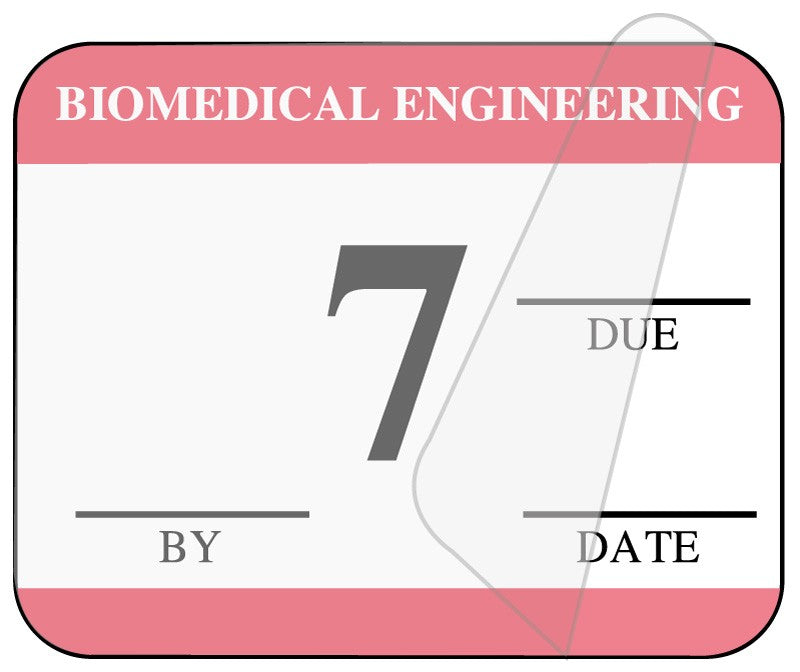 Medical Labels - Biomedical Engineering Inspection Label, 1-1/4" x 1"