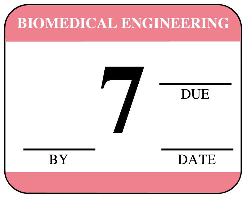 Medical Labels - Biomedical Engineering Inspection Label, 1-1/4" x 1"