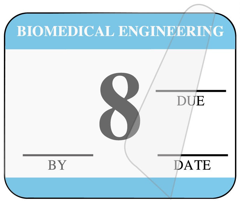 Medical Labels - Biomedical Engineering Inspection Label, 1-1/4" x 1"