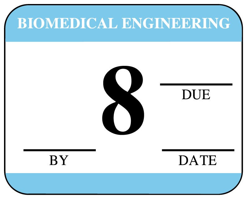 Medical Labels - Biomedical Engineering Inspection Label, 1-1/4" x 1"