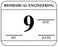 Medical Labels - Biomedical Engineering Inspection Label, 1-1/4" x 1"