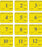 Medical Labels - Yellow 12 Mo Biomed Equipment Inspection Kit, 1-1/4" x 1"