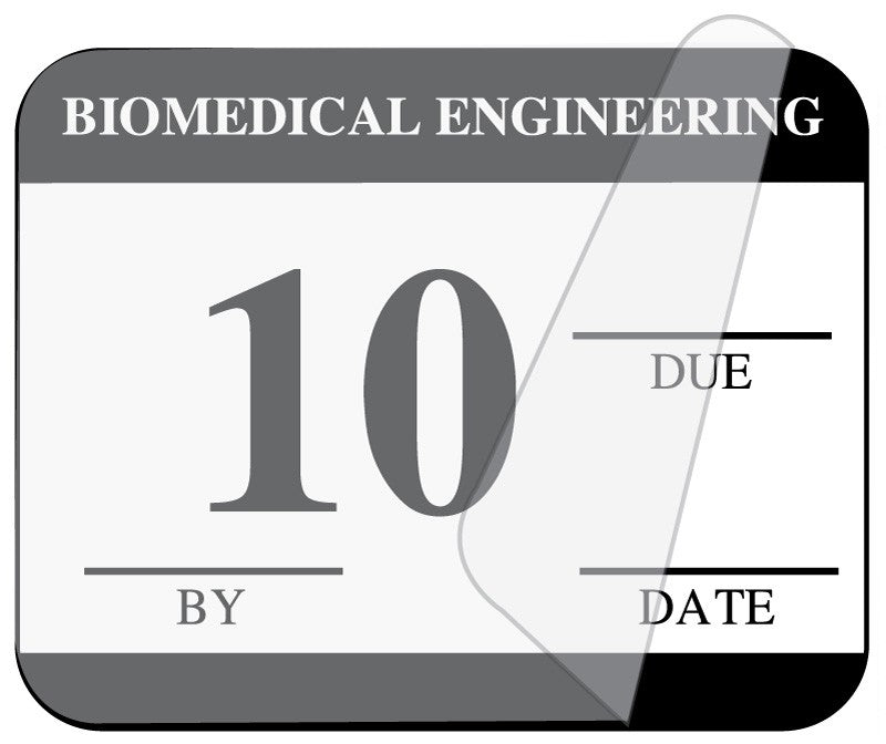 Medical Labels - Biomedical Engineering Inspection Label, 1-1/4" x 1"