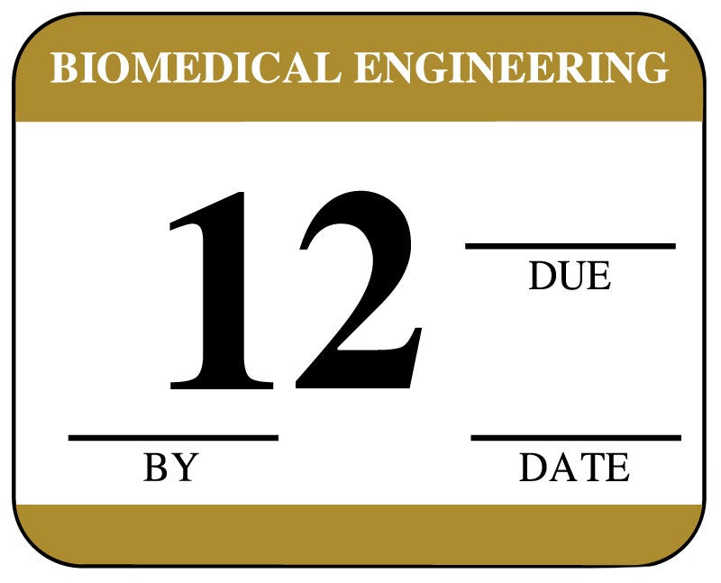 Medical Labels - Biomedical Engineering Inspection Label, 1-1/4" x 1"