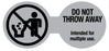 Medical Labels - Do Not Throw Away Cord Label, 3-1/4" x 1-1/2"