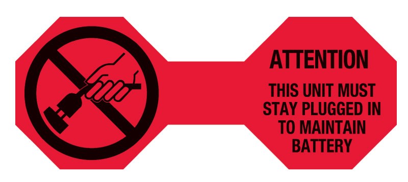 Medical Labels - Cord Flag, 5" x 2"