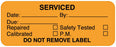 Medical Labels - Equipment Service Label, 2-1/4" x 7/8"