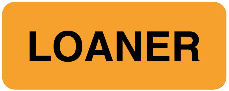 Medical Labels - Battery & Lamp Maintenance Label, 2-1/4" x 7/8"