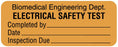 Medical Labels - Electrical Equipment Safety Label, 2-1/4" x 7/8"