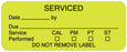 Medical Labels - Equipment Service Label, 2-1/4" x 7/8"