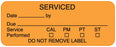 Medical Labels - Equipment Service Label, 2-1/4" x 7/8"