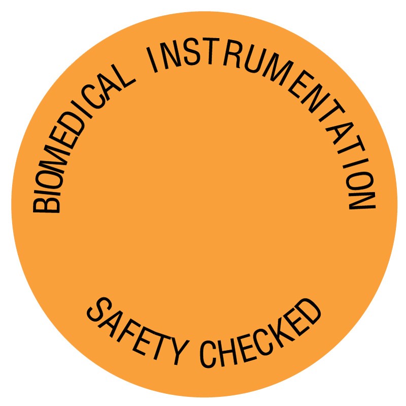 Medical Labels - Electrical Equipment Safety Label, 3/4" x 3/4"
