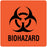 Medical Labels - Biohazard Warning Label, 6" x 6"