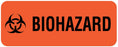 Medical Labels - Biohazard Warning Label, 1-1/4" x 5/16"