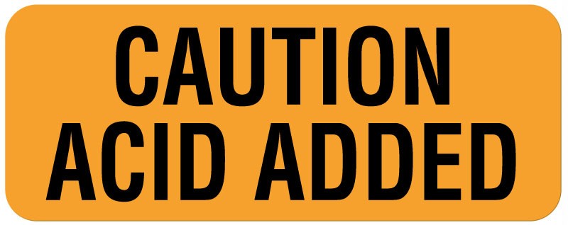 Medical Labels - Hazard Warning Label, 2-1/4" x 7/8"