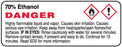 Medical Labels - 70% ETHANANOL, 3" x 1-1/8"