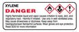 Medical Labels - XYLENE, 3" x 1-1/8"